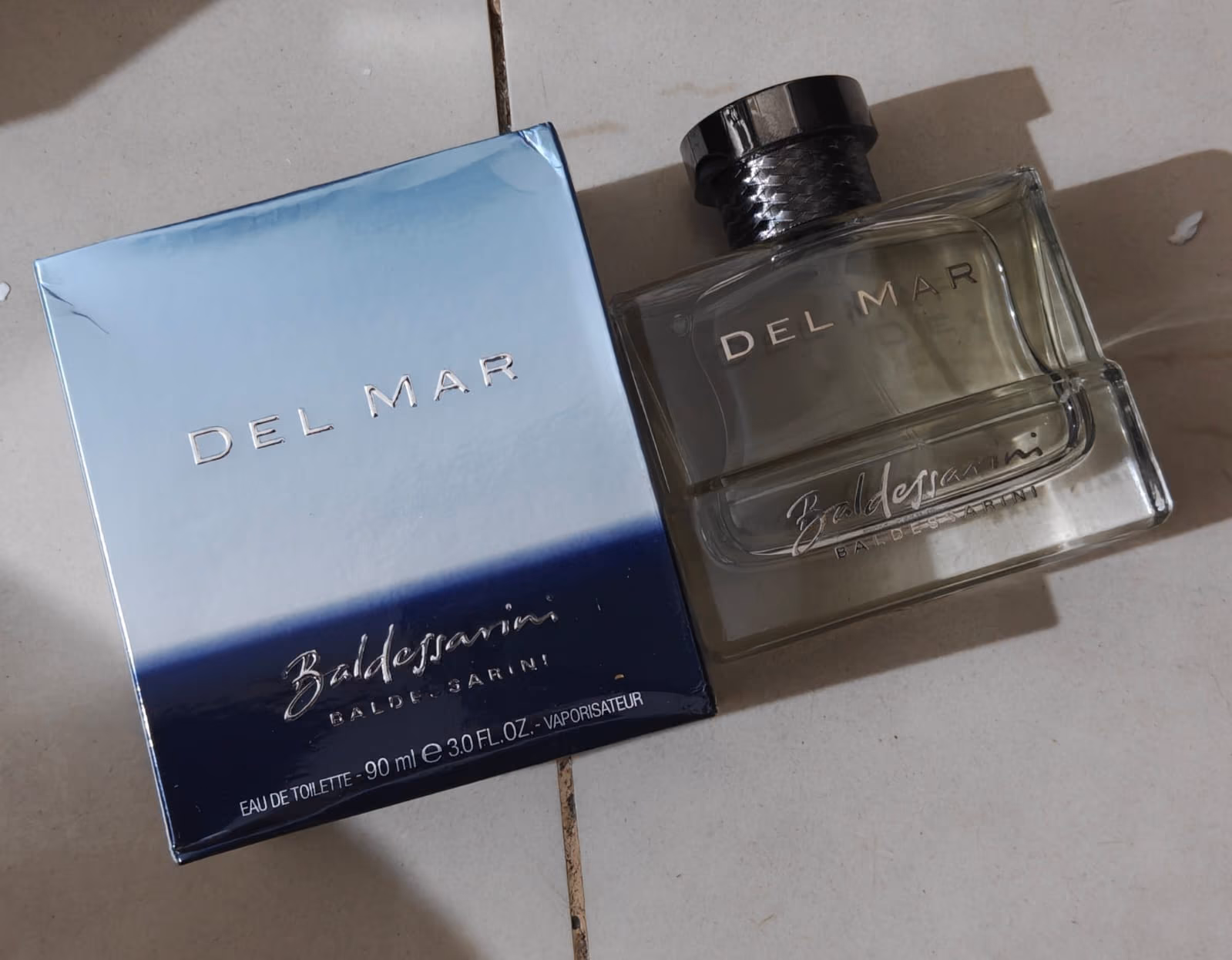 Baldessarini Del Mar Edt 90ml Retail - No Cellophane - Around 2012 Batch