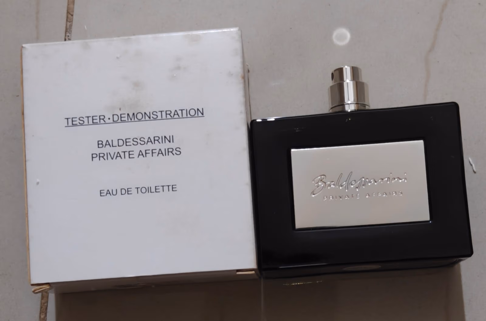 Baldessarini Private Affairs Edt 90ml (T) - No Cap - Around 2012 Batch