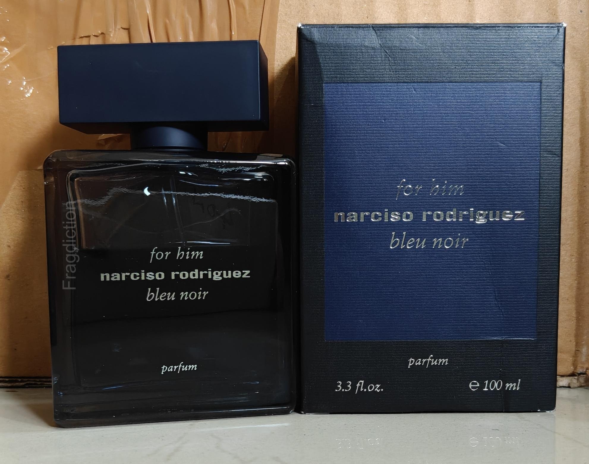 Narciso Rodriguez For Him Bleu Noir Parfum 100ml Retail - Level - 60ml